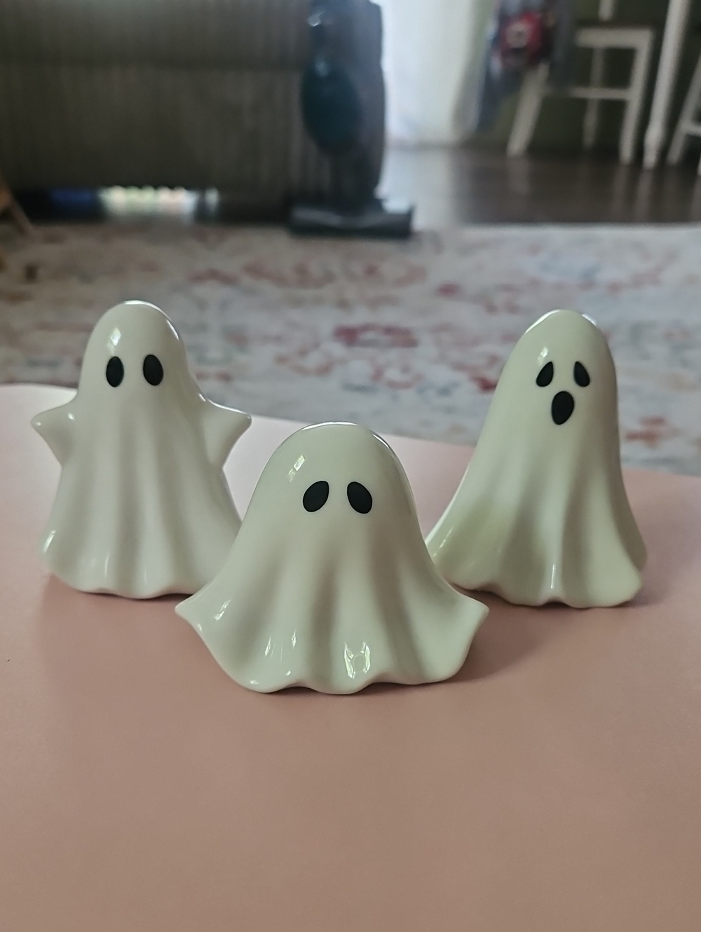Ceramic Ghost Figurines